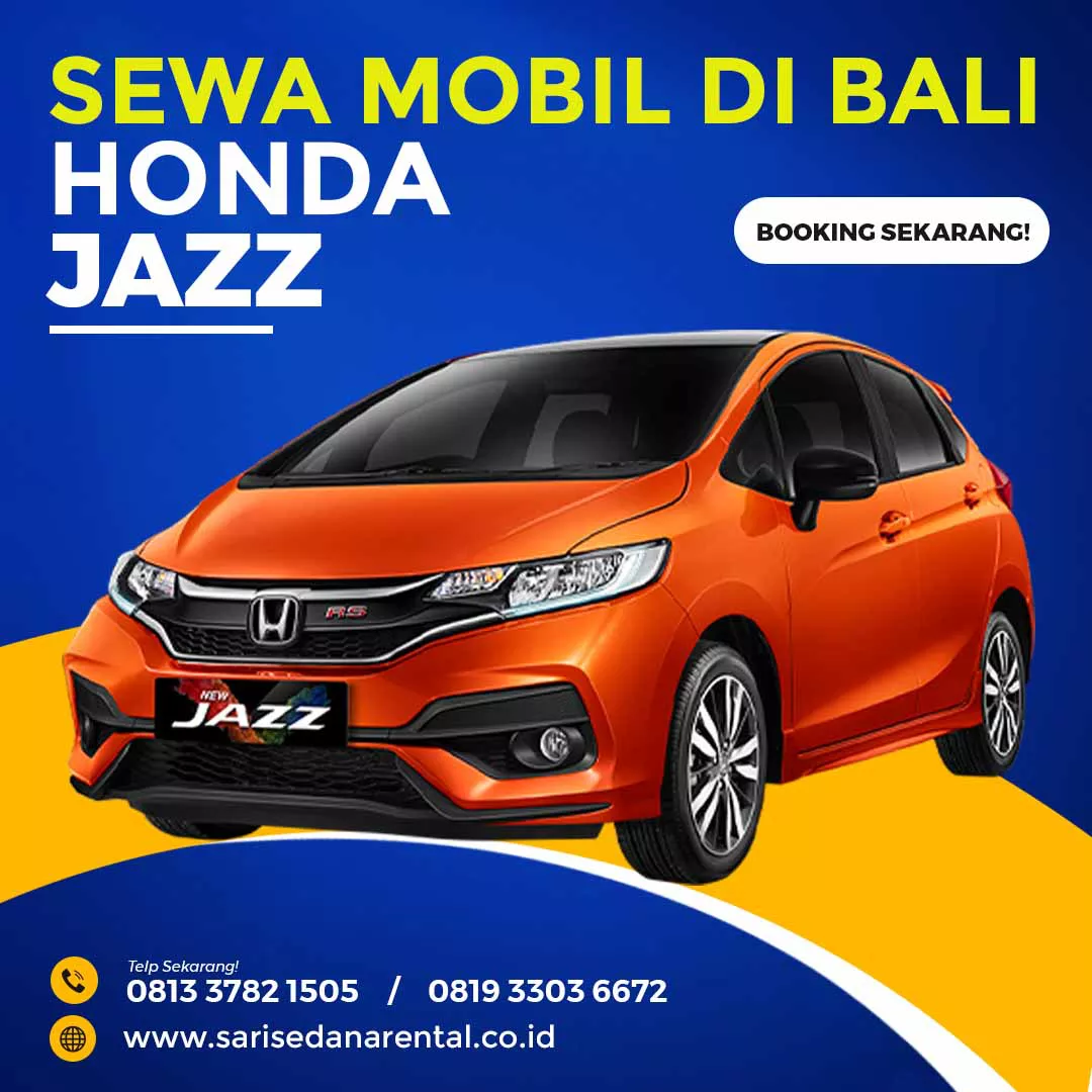 Rental Mobil Matic di Bali Tipe Mobil Honda Jazz Rental Mobil Matic di Bali Tipe Mobil Honda Jazz
