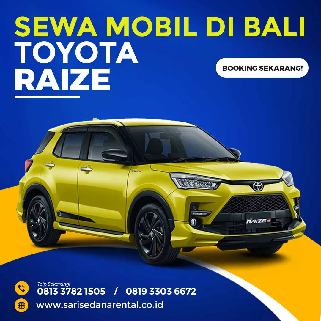 Rental Mobil Matic di Bali Tipe Mobil Toyota Raize Rental Mobil Matic di Bali Tipe Mobil Toyota Raize